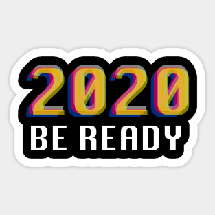 2020 happy new year Sticker